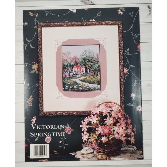 Country Cross Stitch Victorian Springtime Chapel & Cottage Patterns - Picture 2 of 4